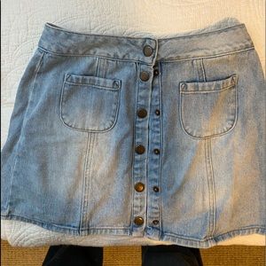 Brandy Melville button up skirt